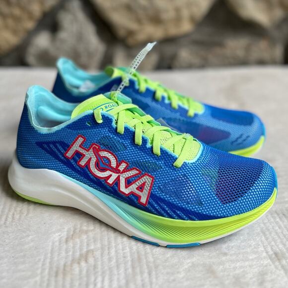NEW Hoka One One Cielo Road Running Shoes Mesh Sneakers Virtual Blue Cloudless - Picture 1 of 8